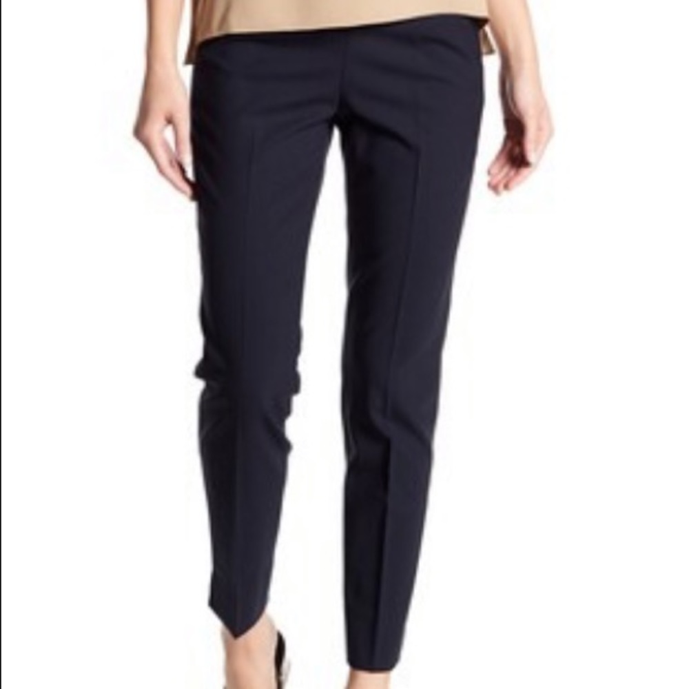 Theory Navy Straight Trousers